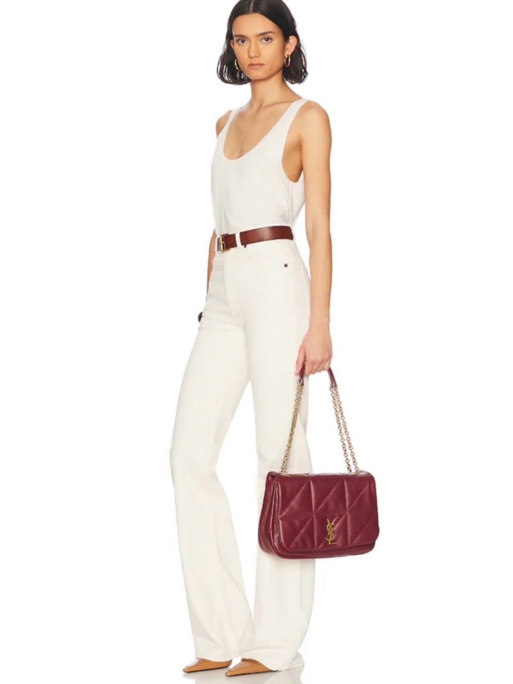 SAINT LAURENT
Medium Jamie Dark Bordeaux Bag